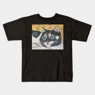 Tuxedo cat Kids T-Shirt